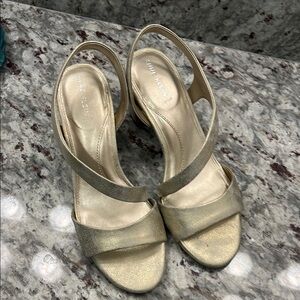 Anne Klein Gold Women's Sandals